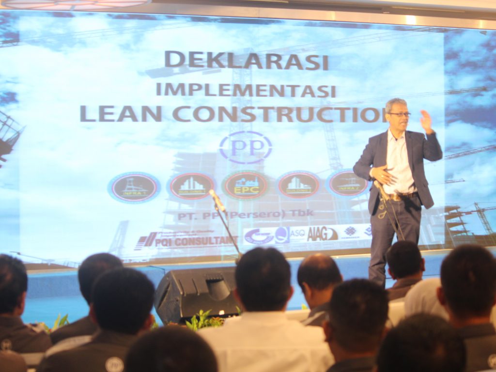 Sosialisasi dan Deklarasi Lean Construction PT. PP (Persero) Tbk